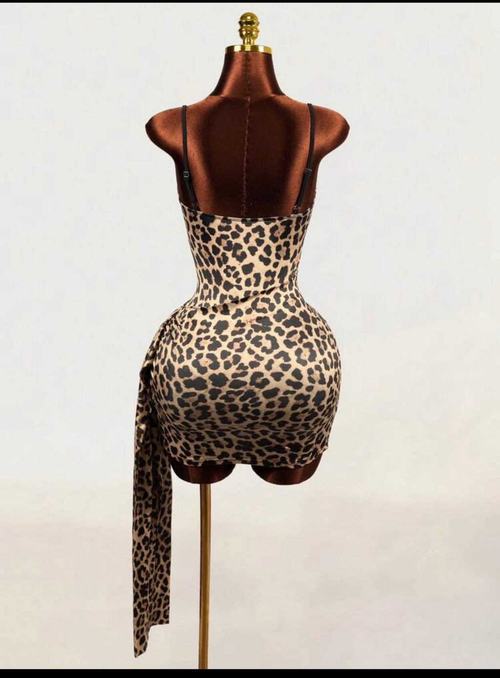 Wild Nights Leopard Print Slip Dress