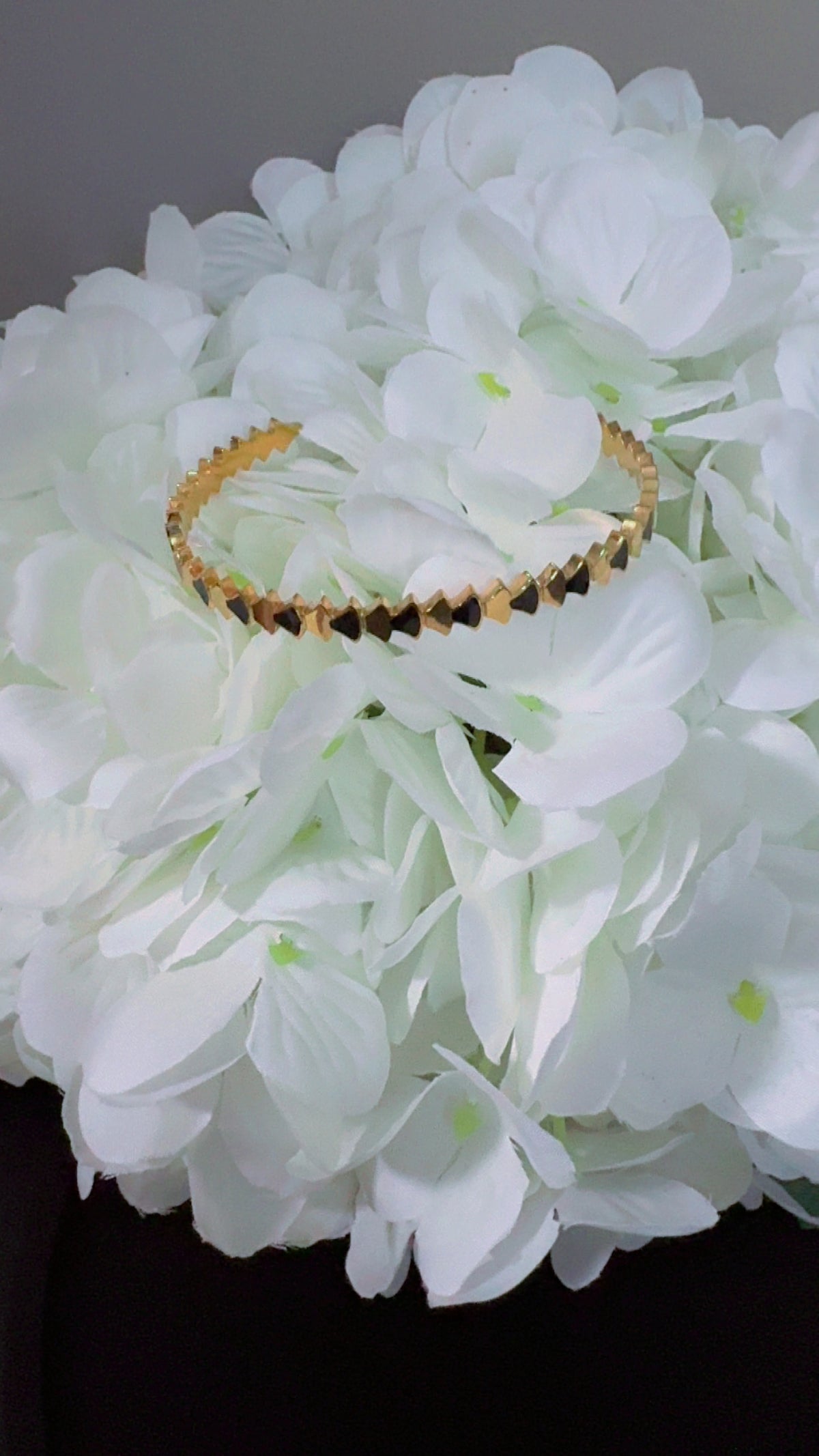 Gold-Plated Heart Link Bracelet