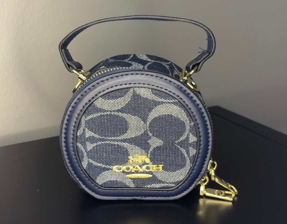 Round coach mini crossbody bags