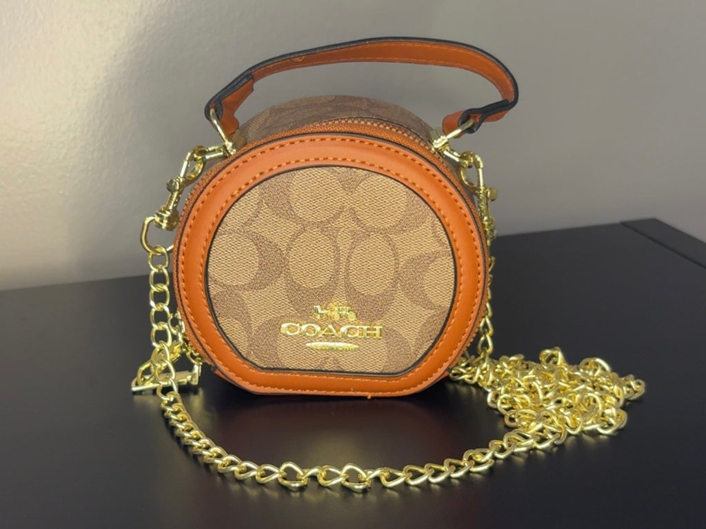 Round coach mini crossbody bags