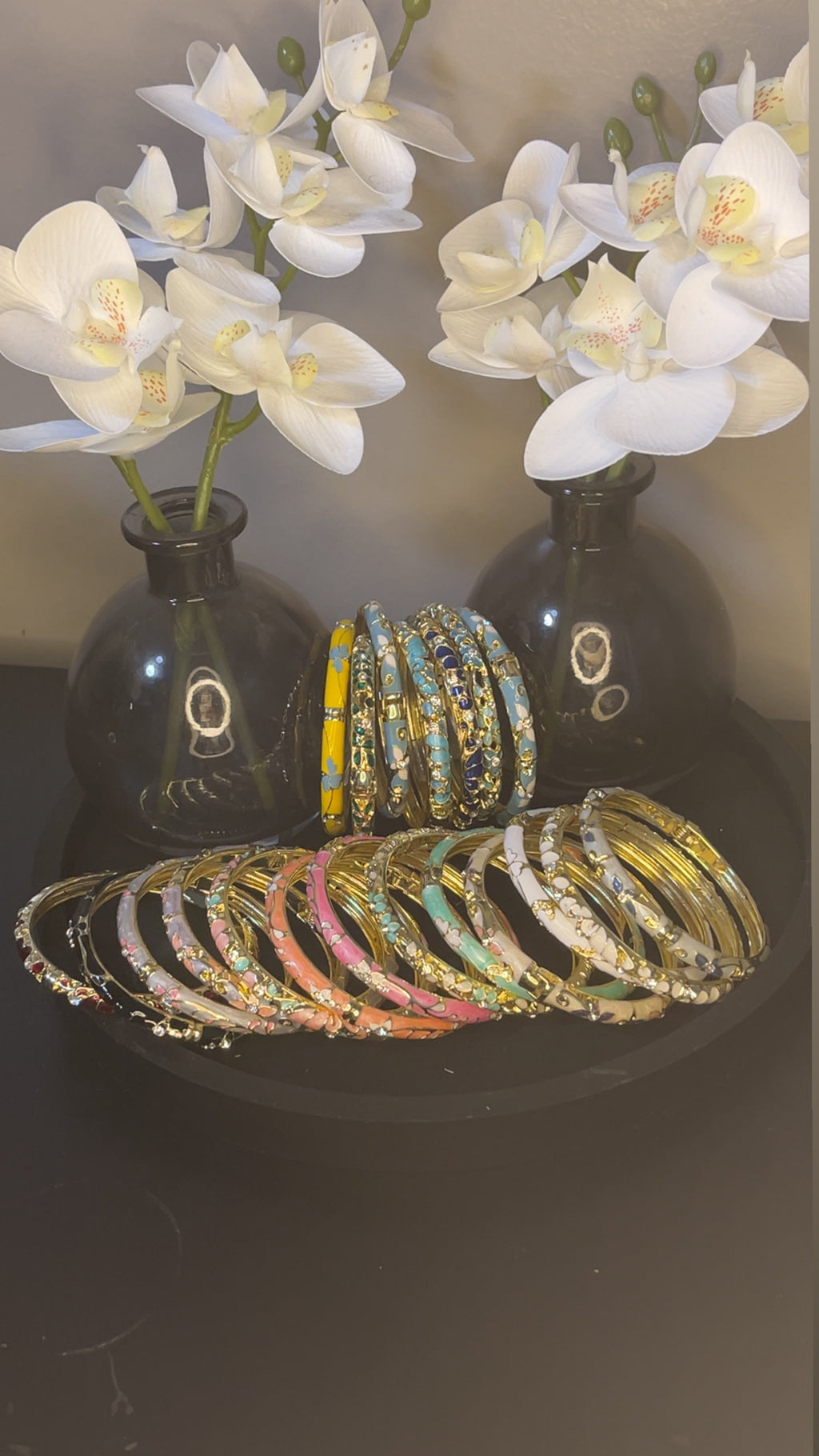 Royal Sapphire Crystal Bangle
