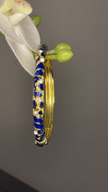 Royal Sapphire Crystal Bangle