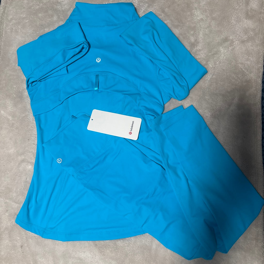 Lululemon athletica zip-up jacket set.