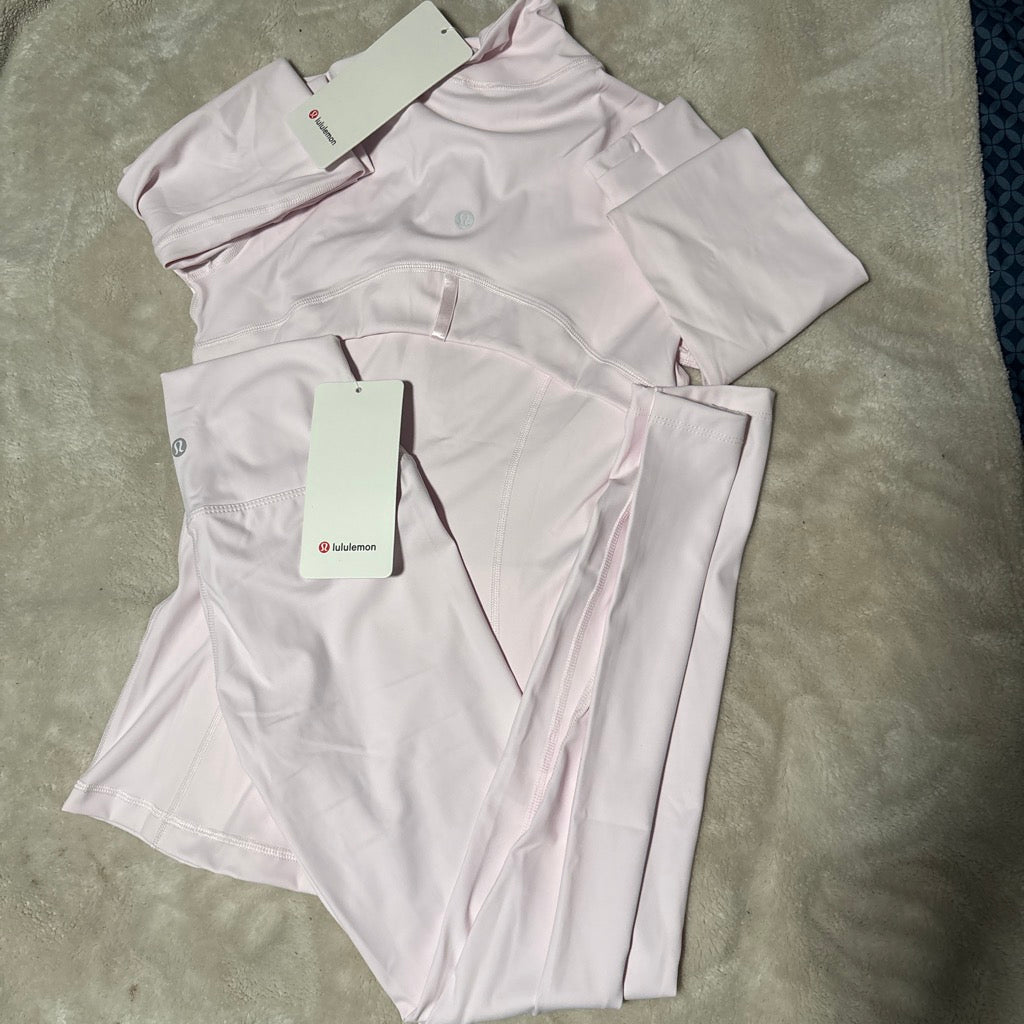 Lululemon athletica zip-up jacket set.