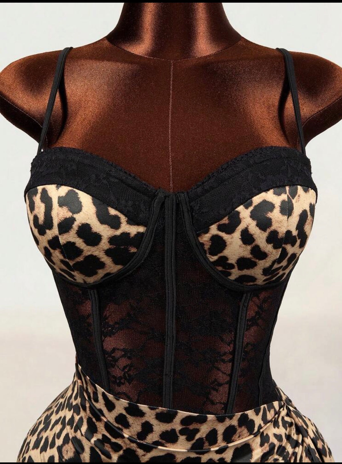 Wild Nights Leopard Print Slip Dress