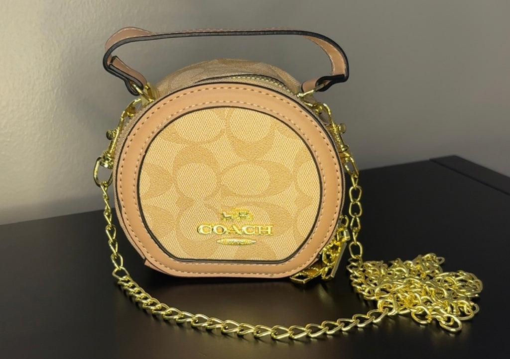 Round coach mini crossbody bags