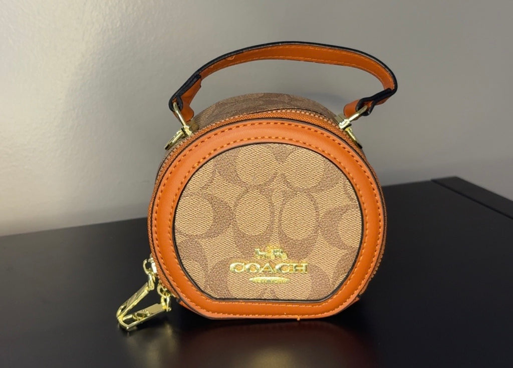 Round coach mini crossbody bags
