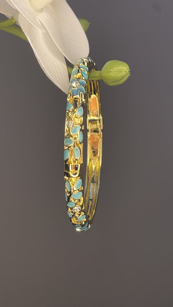Royal Turquoise Garden Bangle