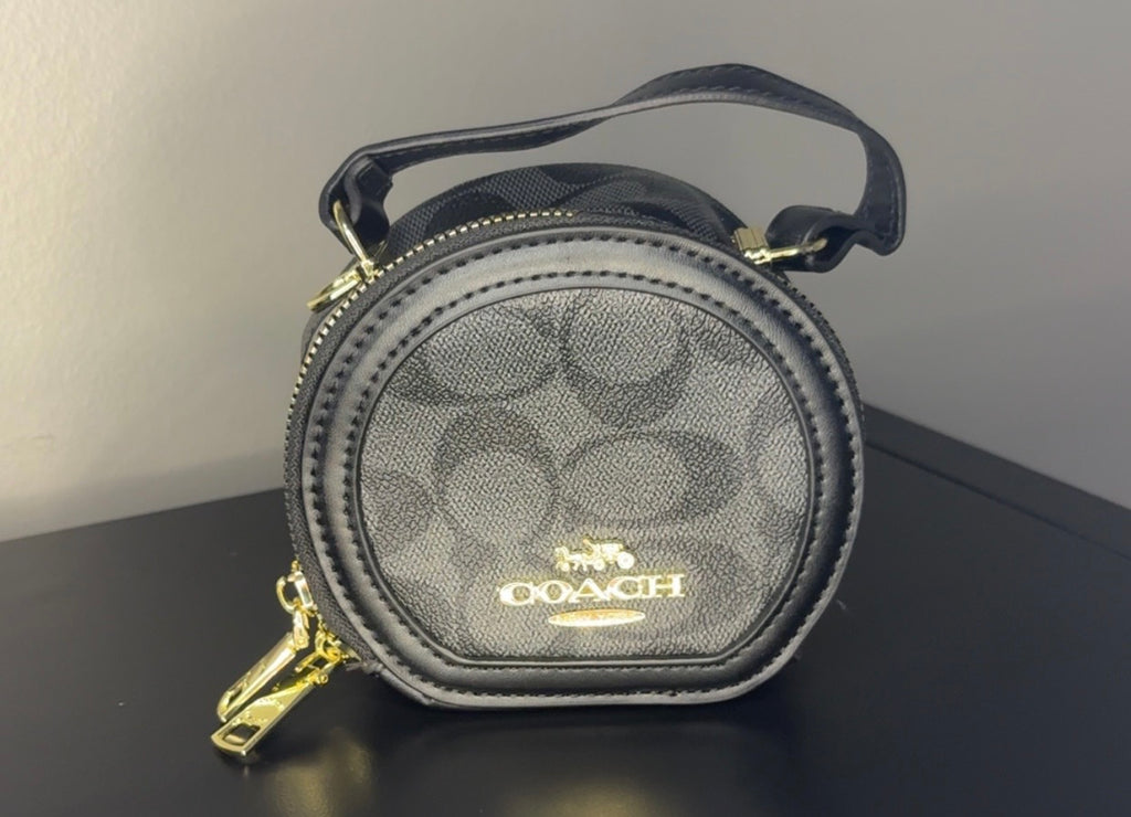 Round coach mini crossbody bags