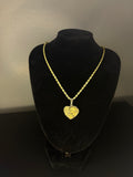 Betty boo heart necklace