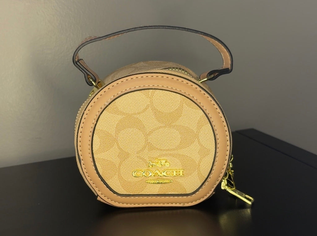 Round coach mini crossbody bags