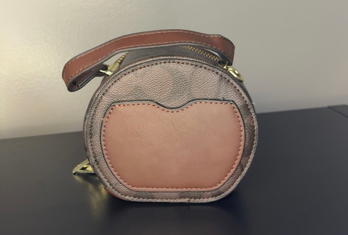 Round coach mini crossbody bags