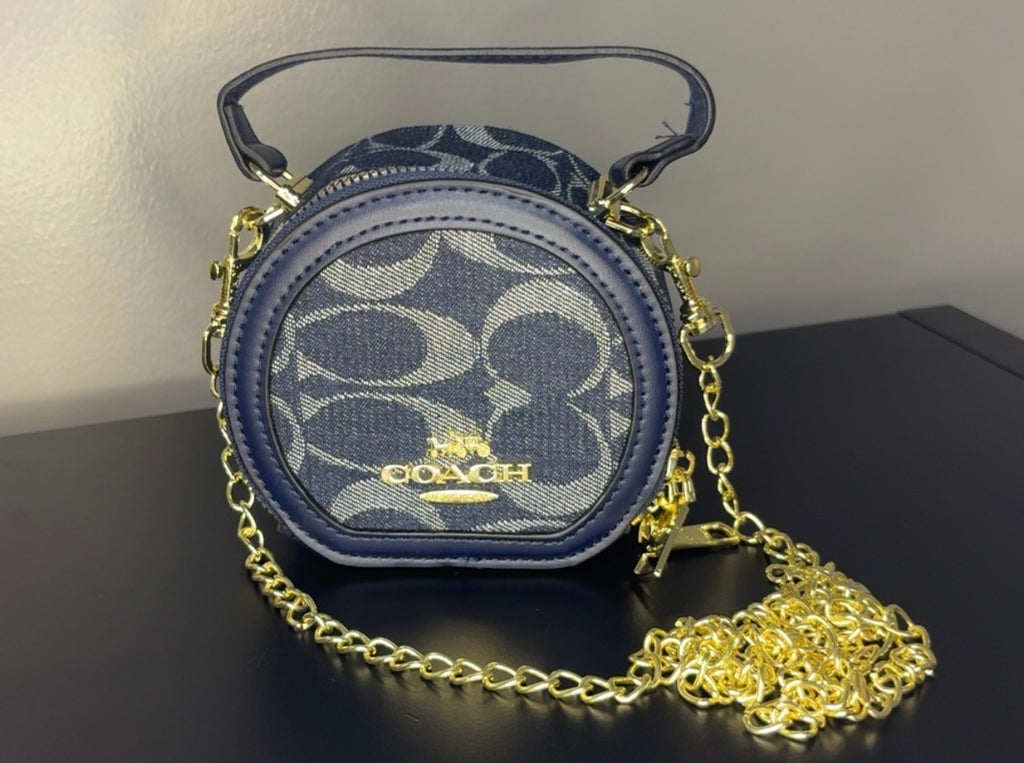 Round coach mini crossbody bags